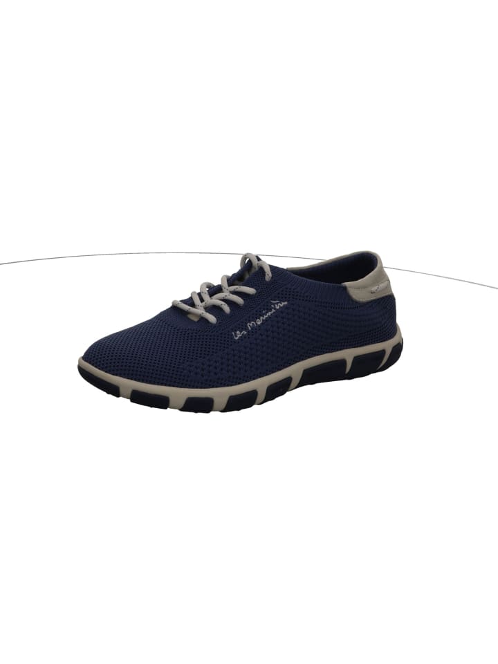 Schnürschuh in blau