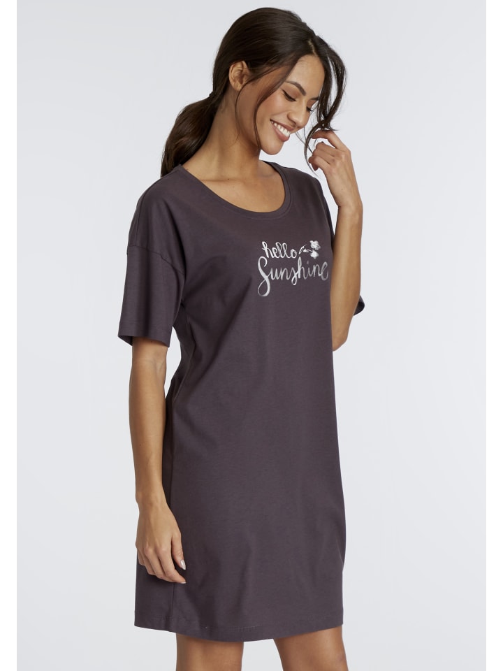 in kaufen günstig Sleepshirt VIVANCE limango | DREAMS dunkelgrau