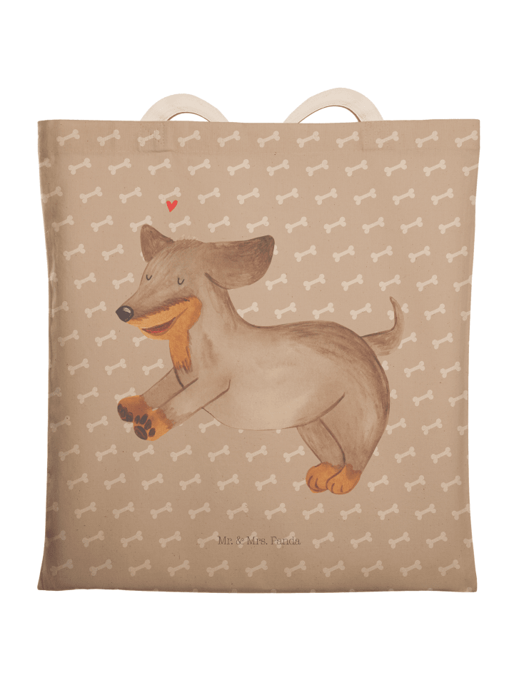 Tasche Hund Dackel ohne Spruch in Hundeglück