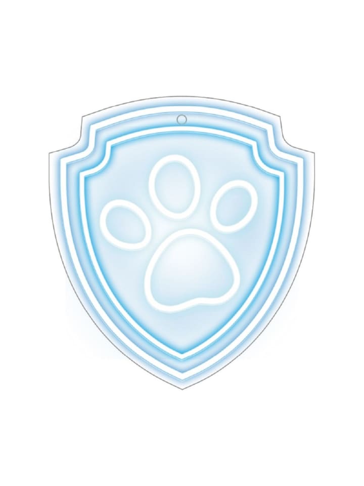 Paw Patrol LED Neon Licht Nachtlicht Dekoration für das Kinderzimmer in Blau