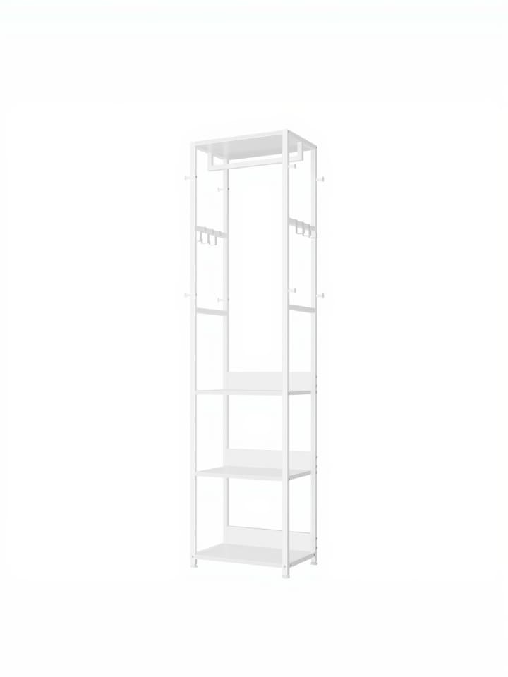 Garderobenständer Barnet in Weiß - (B)47 x (H)180 x (T)30.5 cm
