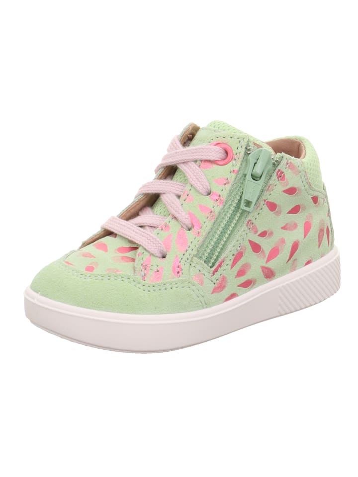Sneaker High SUPIES in Hellgrün/Rosa