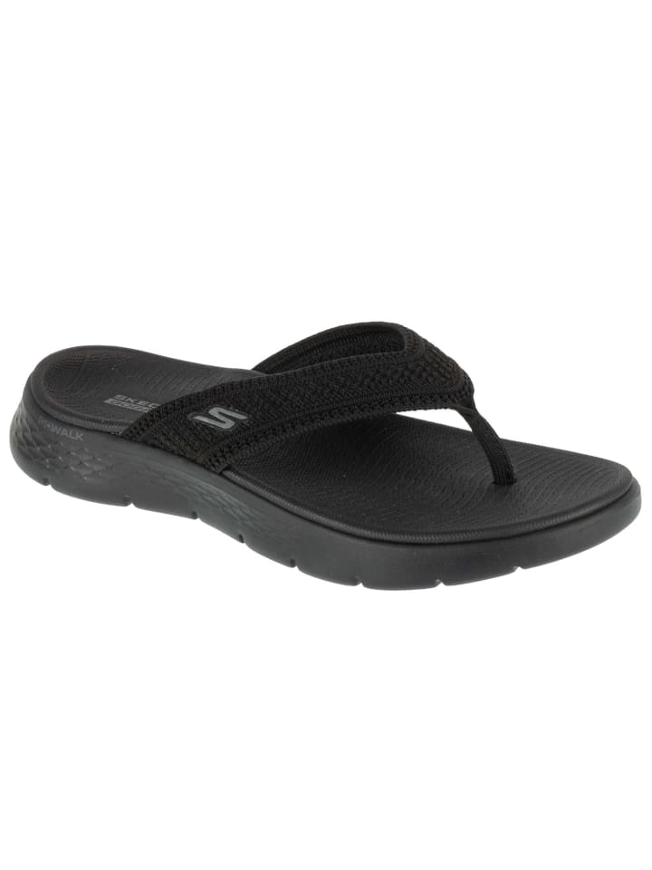 Skechers Go Walk Flex Sandal - Holly in Schwarz
