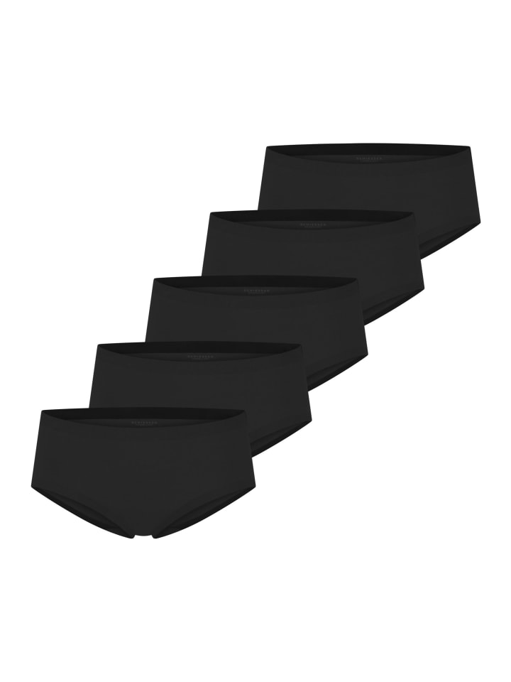 Panty Invisible Cotton in Schwarz