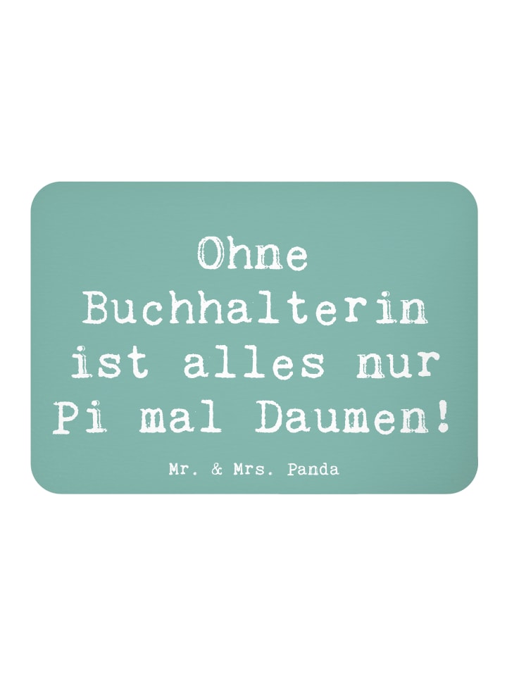 Magnet Spruch Buchhalterin Liebe mit Spruch in Meeresbrise