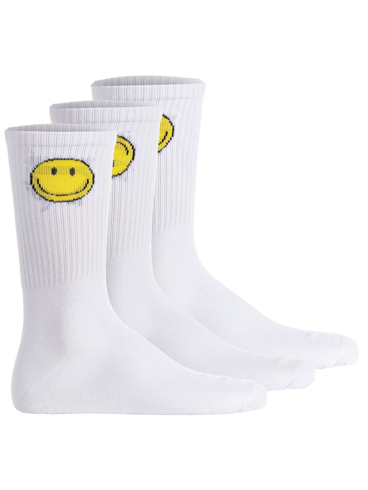 Socken 3er Pack in Weiß