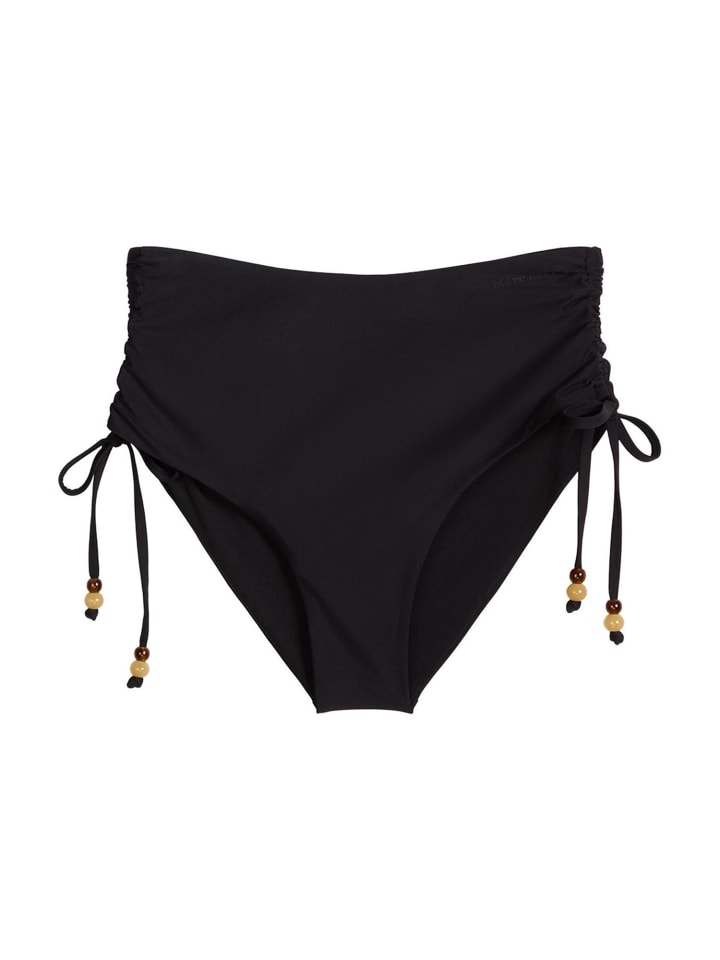 Bikini-Hose Abstract Floral in Black