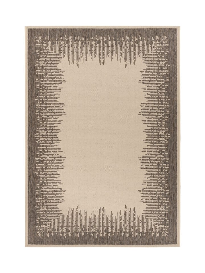 Wohnzimmer Teppich – Kurzflorteppich Splash 925 in creme - braun - rechteckig