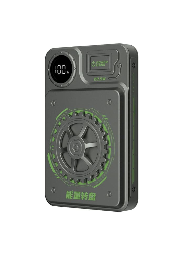 Powerbank USB-A/USB-C 10000mAh - Grau - 22,5W in Grau