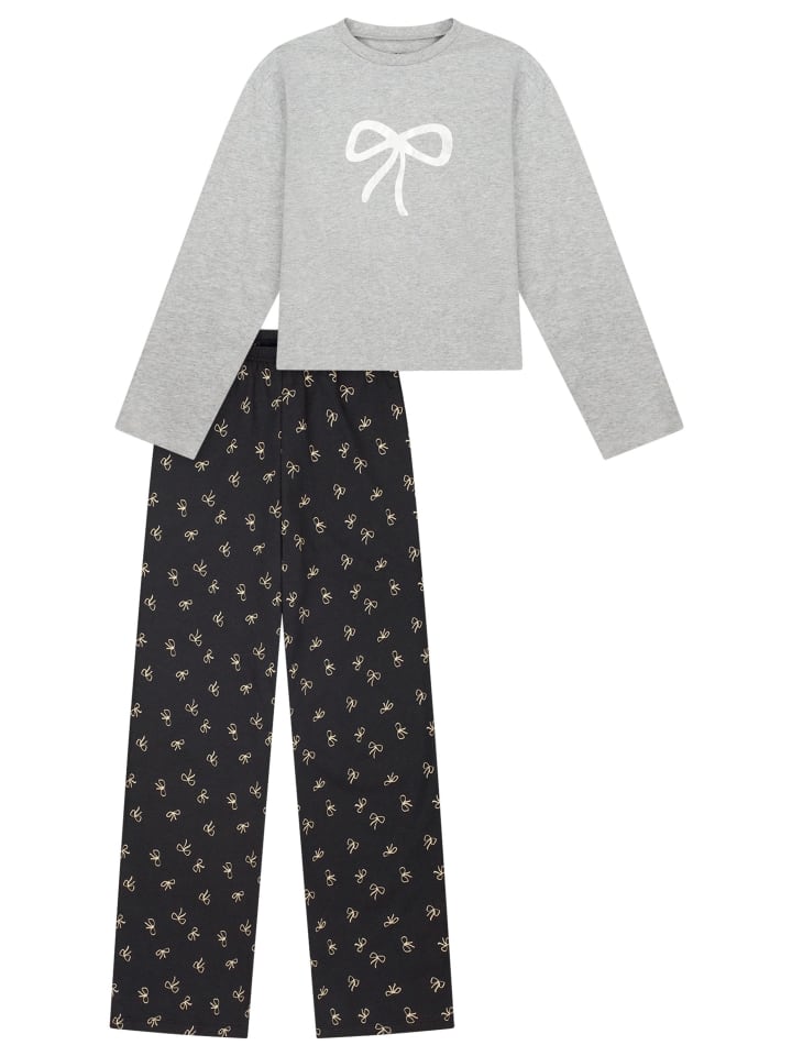 Schlafanzug Comfort Cotton in Grau