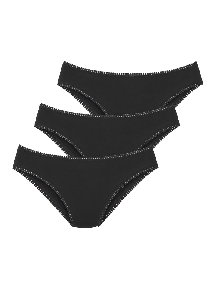 Jazz-Pants Slips in schwarz 3x