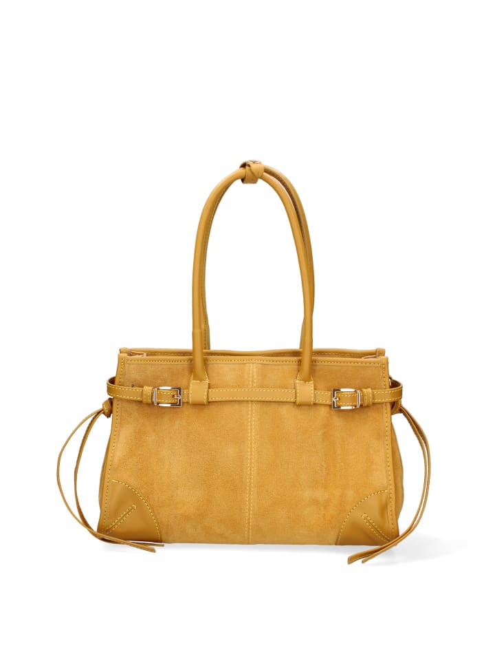 Schultertasche in SENAPE