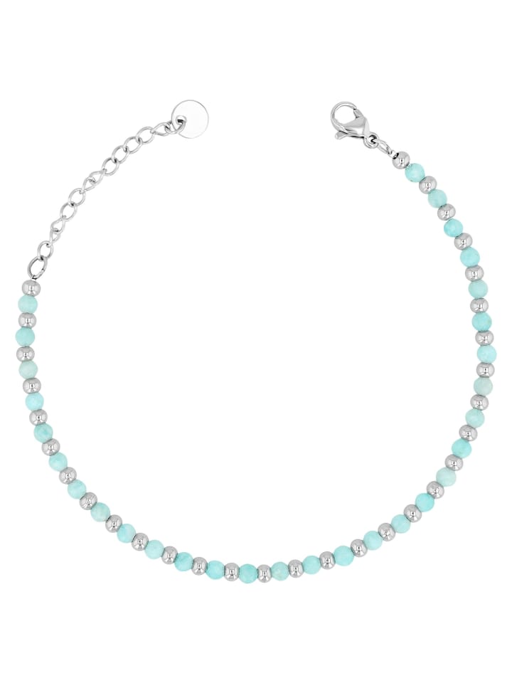 Damen Armband aus Edelstahl 17 cm in silber