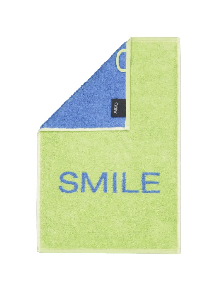 Cawö Gästetücher Postcard Towels Edition 100 SMILE - 02 in SMILE - 02