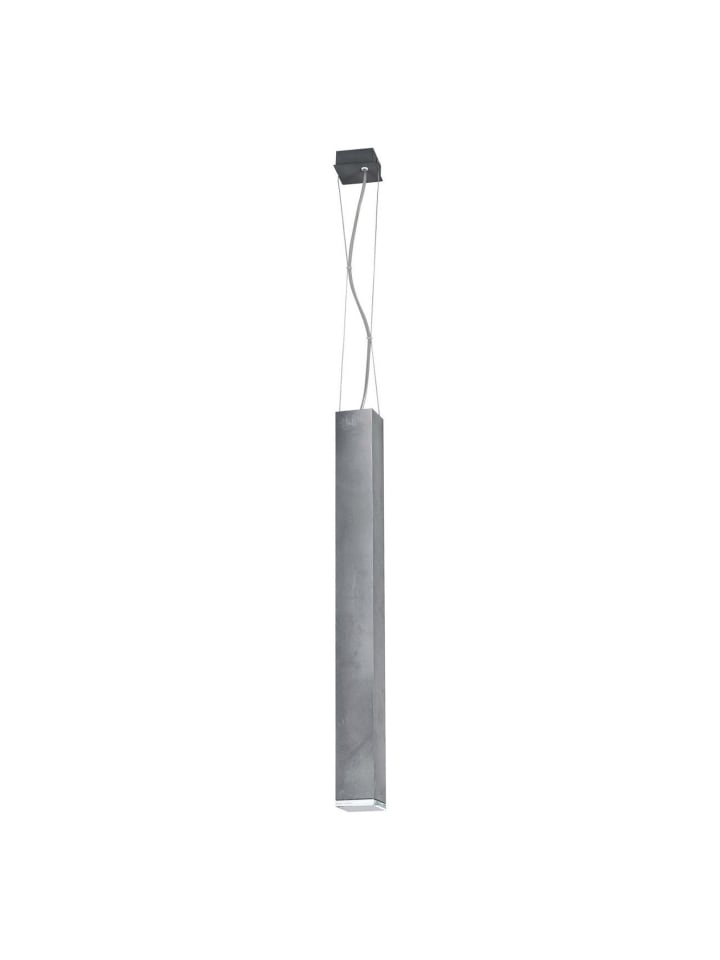 Pendelleuchte (B)6 x (L)6 x (H)61 cm in Grau