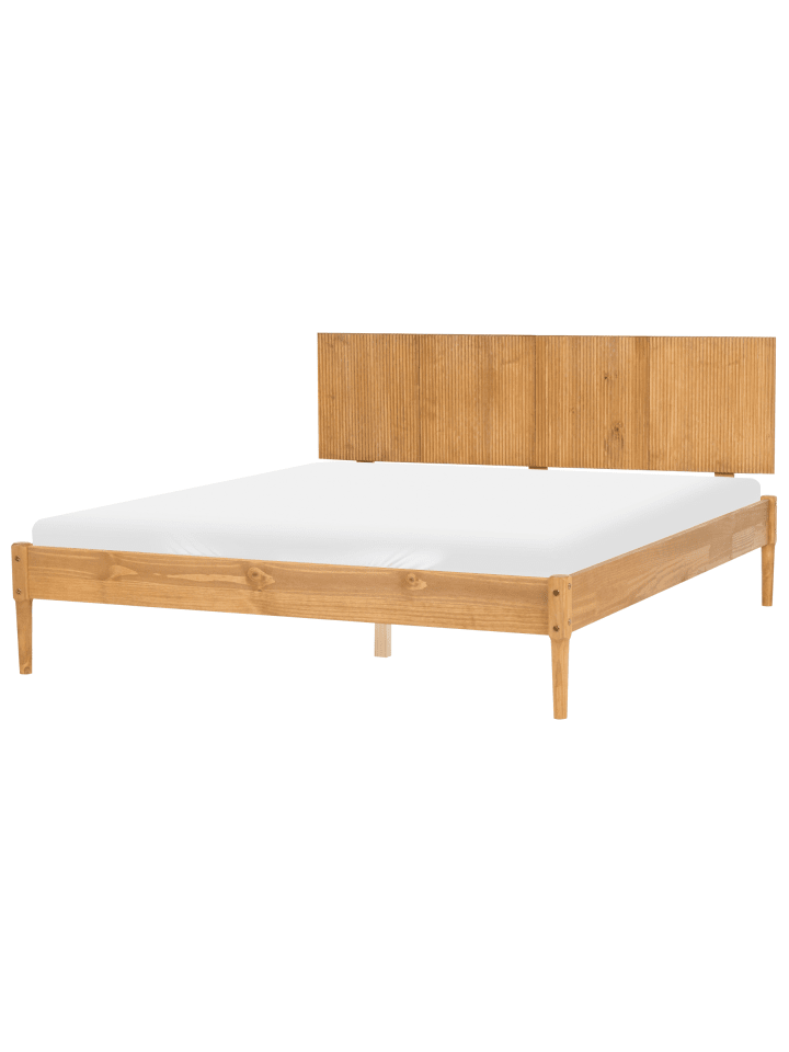 2-tlg Doppelbett AMBAZAC in Braun