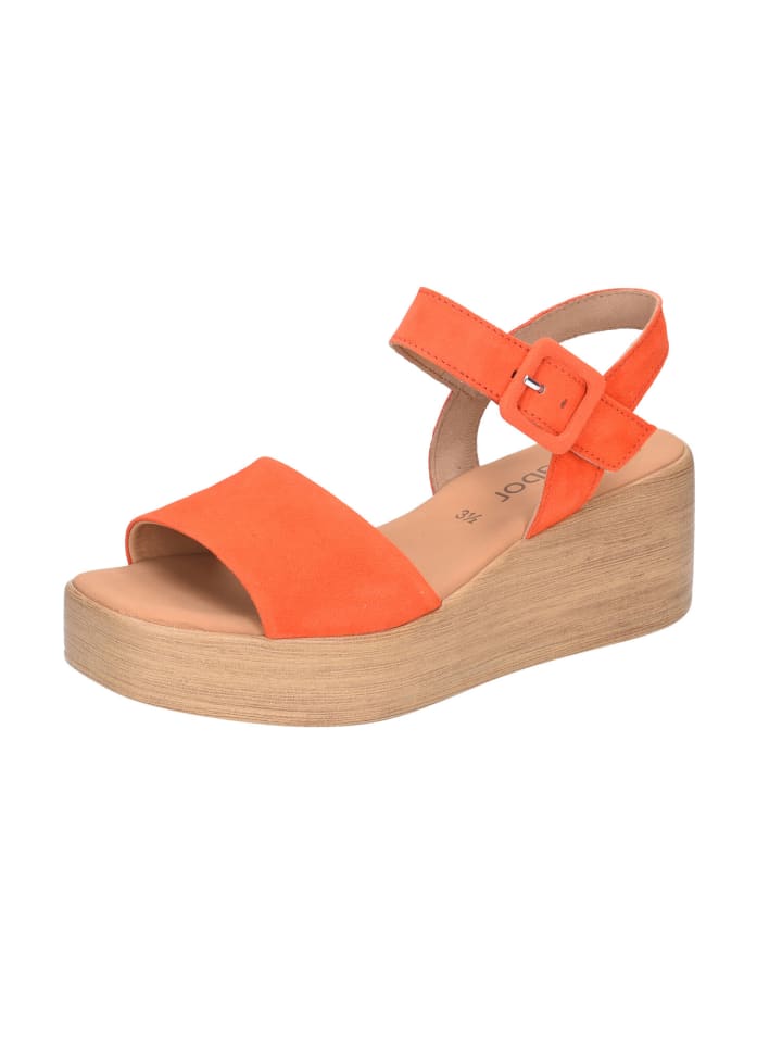 Schnürschuh in orange