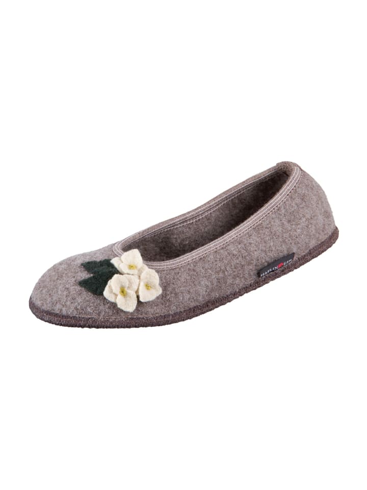 Hausschuhe in Beige
