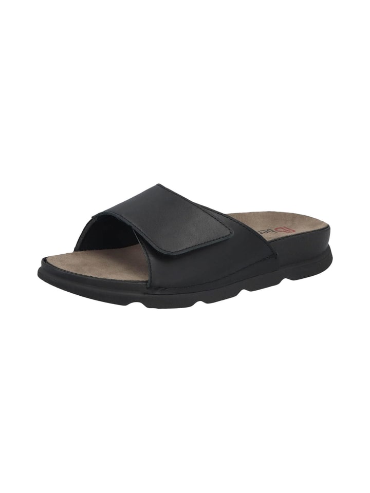SHOES "Analena" in nachtschwarz Leder/Stretch