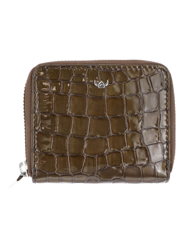 Cayenne Geldbörse RFID Schutz Leder 10 cm toffee