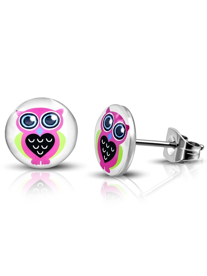 Ohrstecker in Pink