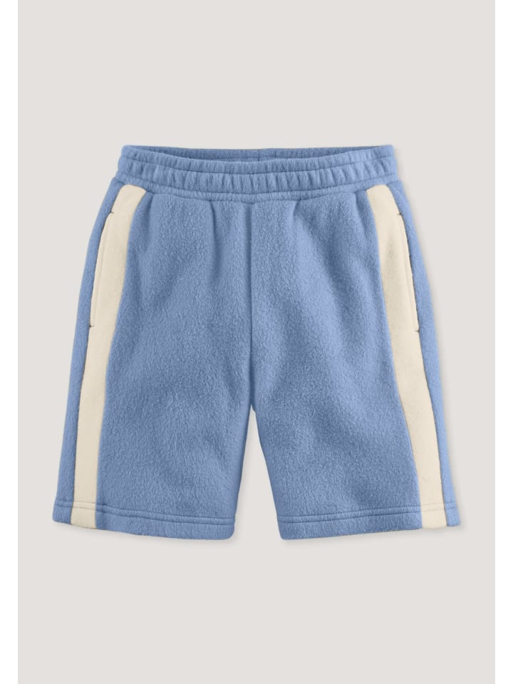 Hessnatur Fleece Shorts aus reiner Bio-Baumwolle in rivierablau