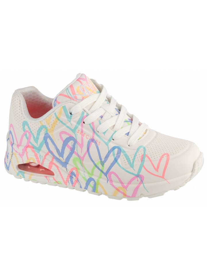 Skechers Uno-Spread The Love in Weiß