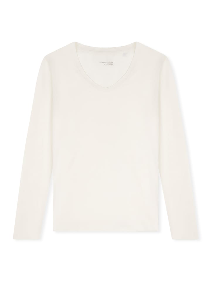 Schlafanzug Oberteil Mix & Relax in Offwhite