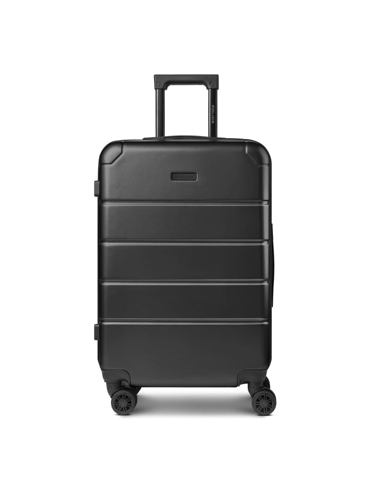 Dublin 4 Rollen Trolley M 64 cm mit Dehnfalte black