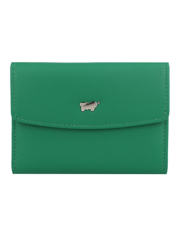 Joy Geldbörse RFID Schutz Leder 10.5 cm fern green