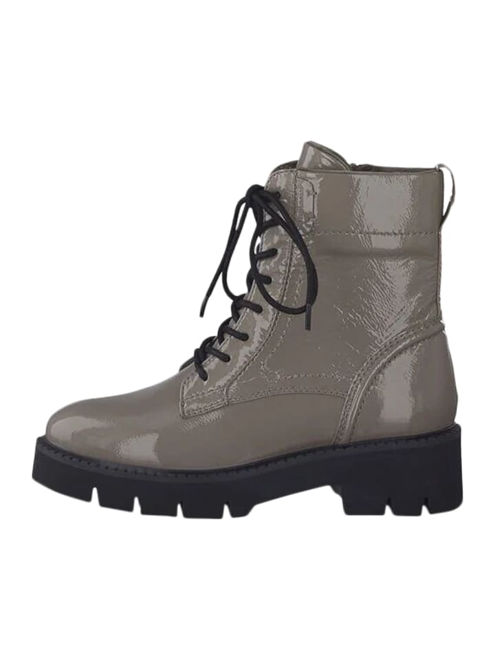 Comfort-Lederstiefeletten Braun