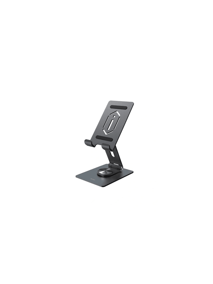 WiWU - Tragbarer und verstellbarer Tablet-Ständer bis 12,9" in Schwarz