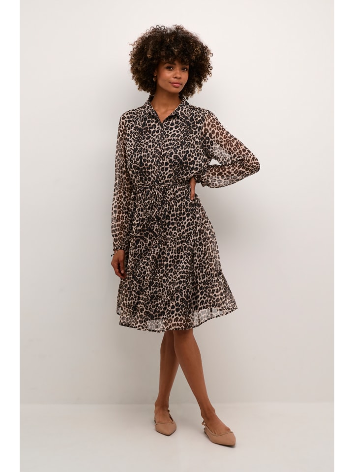 Kleid CRYuna A-shape in Natrual Animal Spots