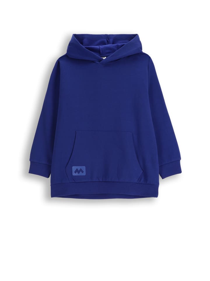 Kapuzenpullover in blau