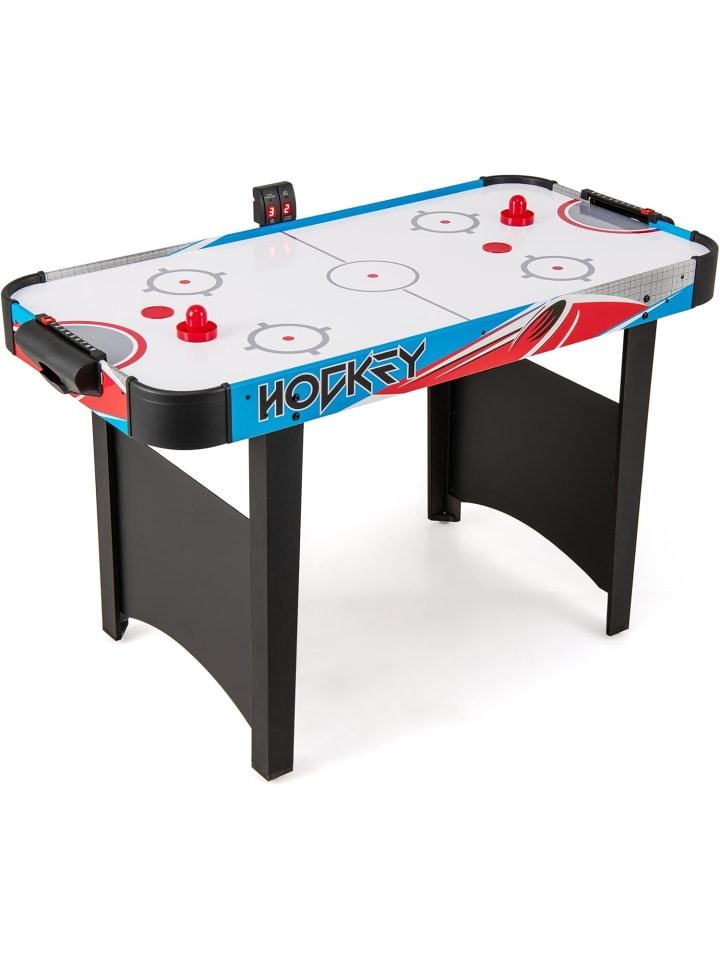Airhockey Tisch 130 x 61 x 76 cm in Blau