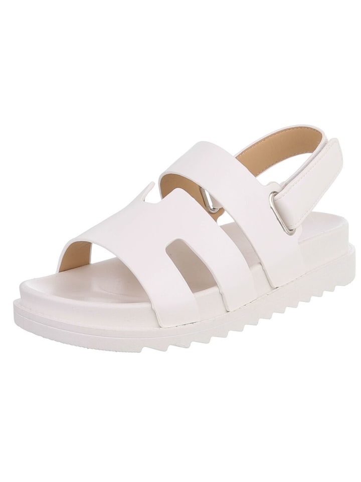 Sandale & Sandalette in Weiß