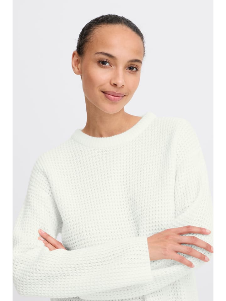BYOTINKA JUMPER 5 - KNIT Regular fit in Marshmallow