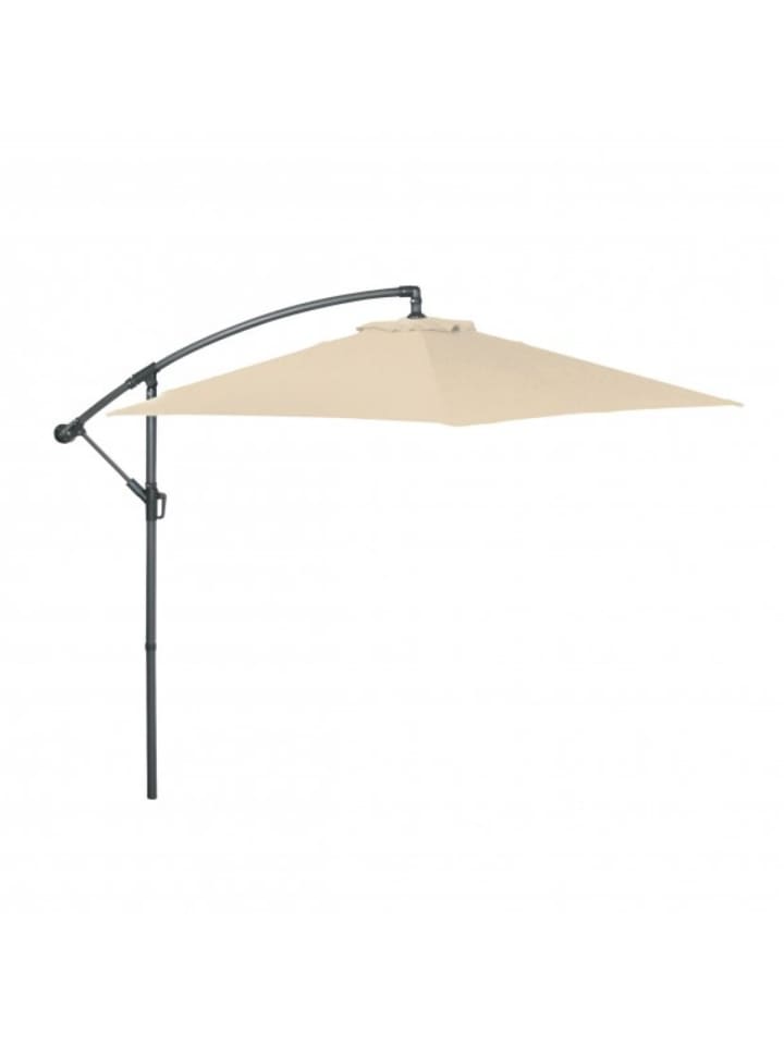 Ampelschirm Ø 300 cm - mit Neigefunktion & UV-Schutz 50+ in Beige/Anthrazit