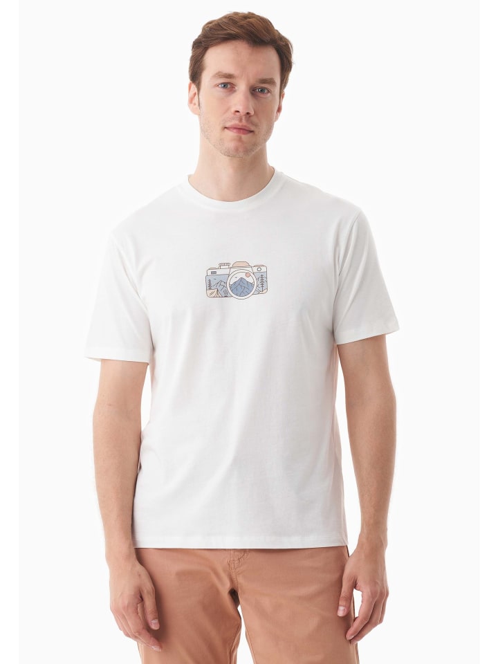 T-Shirt "MOR17833" in Cremeweiß