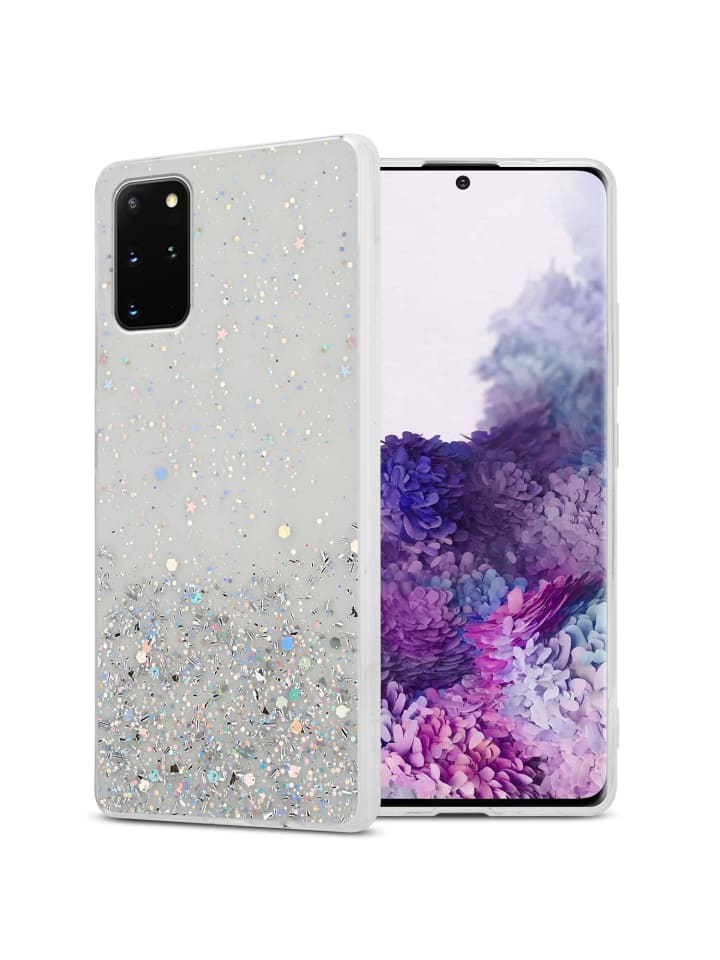 Hülle für Samsung Galaxy S20 PLUS Glitter in Transparent mit Glitter
