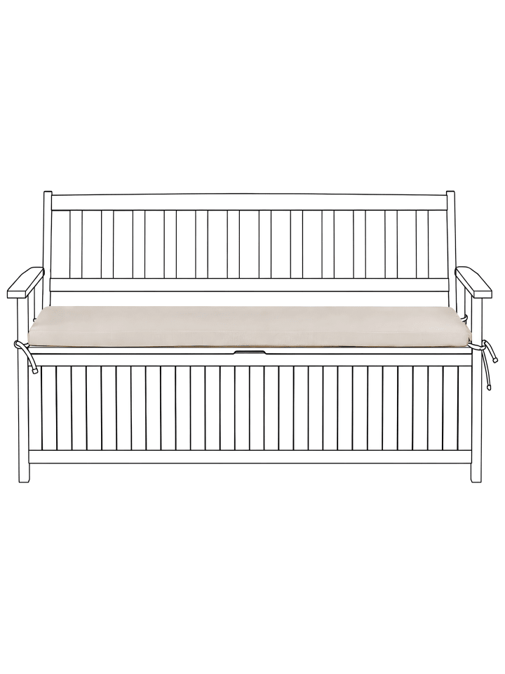 Auflagen SOVANA in Beige - (W) 148 x (H) 5 x (L) 45 cm