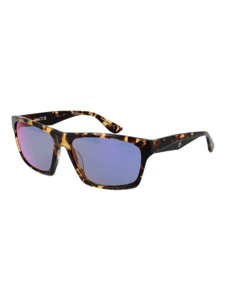Männer Sonnenbrille Rechtwinklig Braun