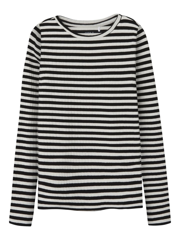 Oberteil mit langen Ärmeln in Black 1