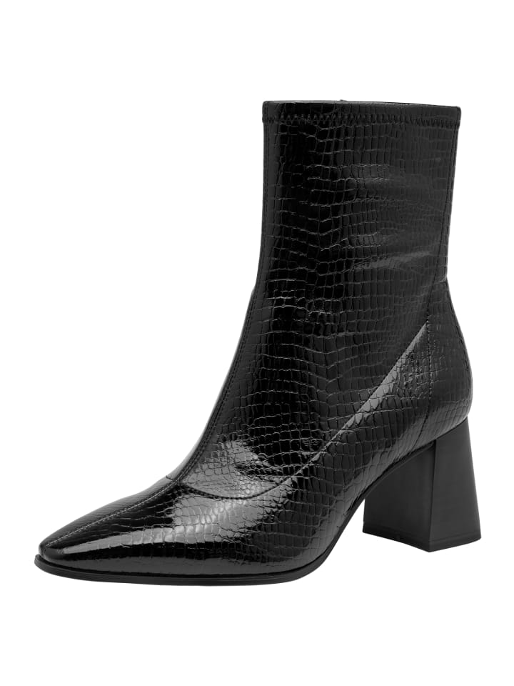 Stiefelette in BLACK CROCO