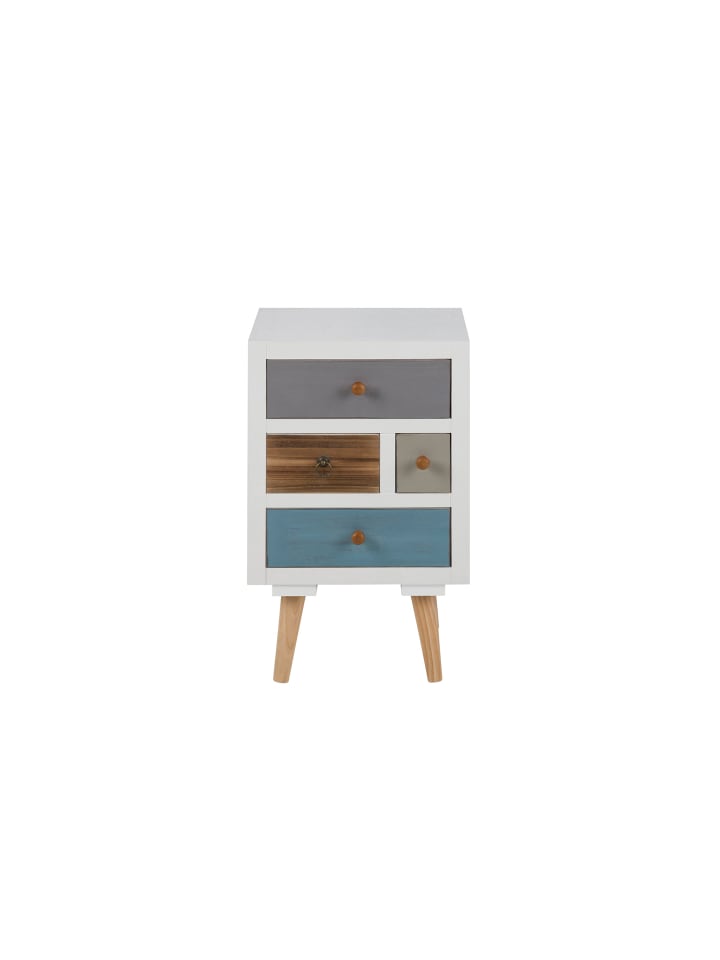 Nachttisch Thames Multicolored 36 x 30 cm