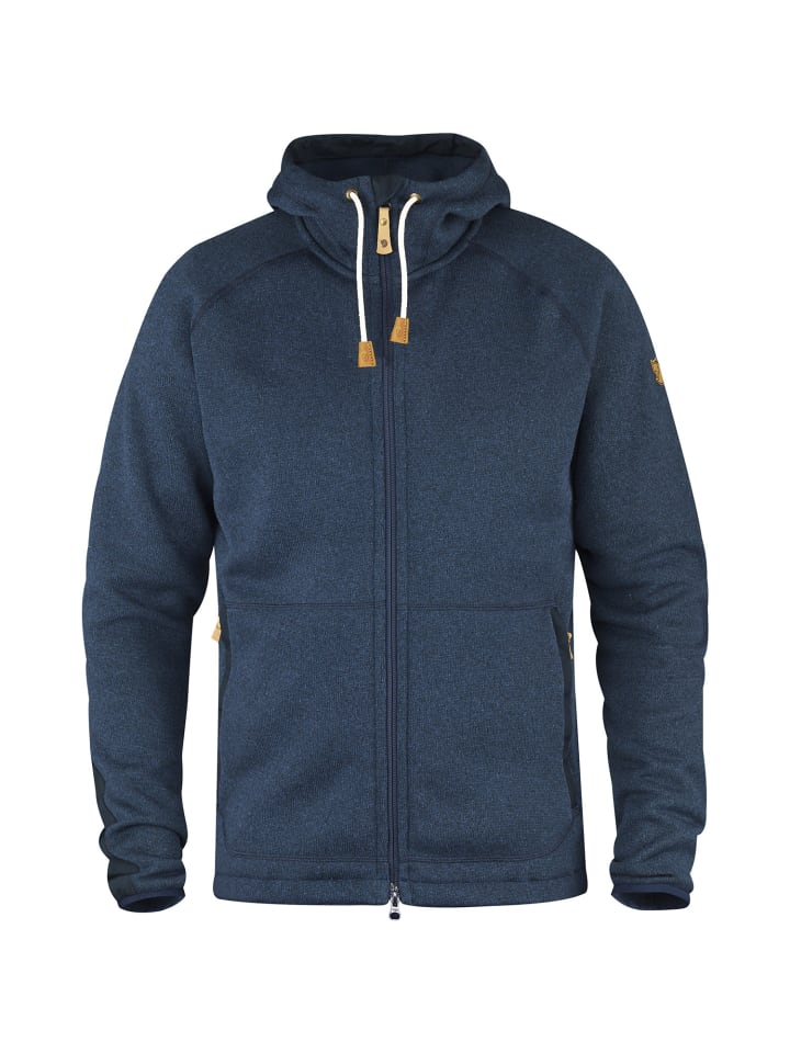 Fleecejacke Övik Fleece Hoodie M in Marine