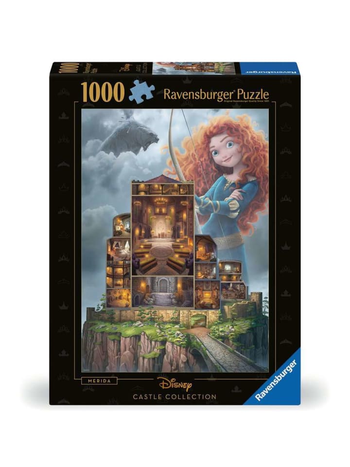 Ravensburger Puzzle 1.000 Teile Disney Castles: Merida in bunt
