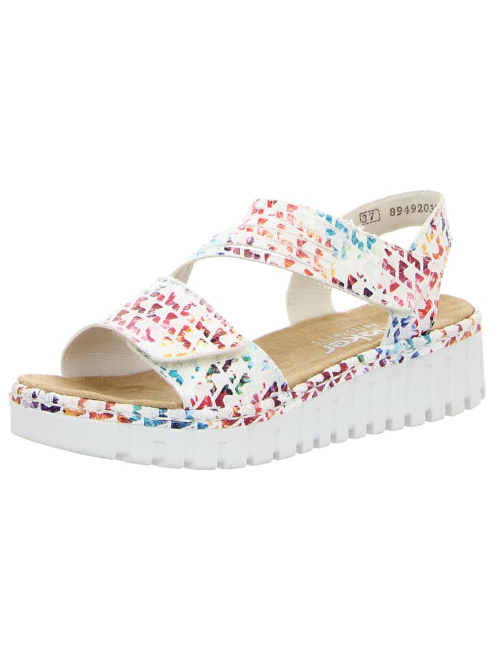 Sandalette in bunt