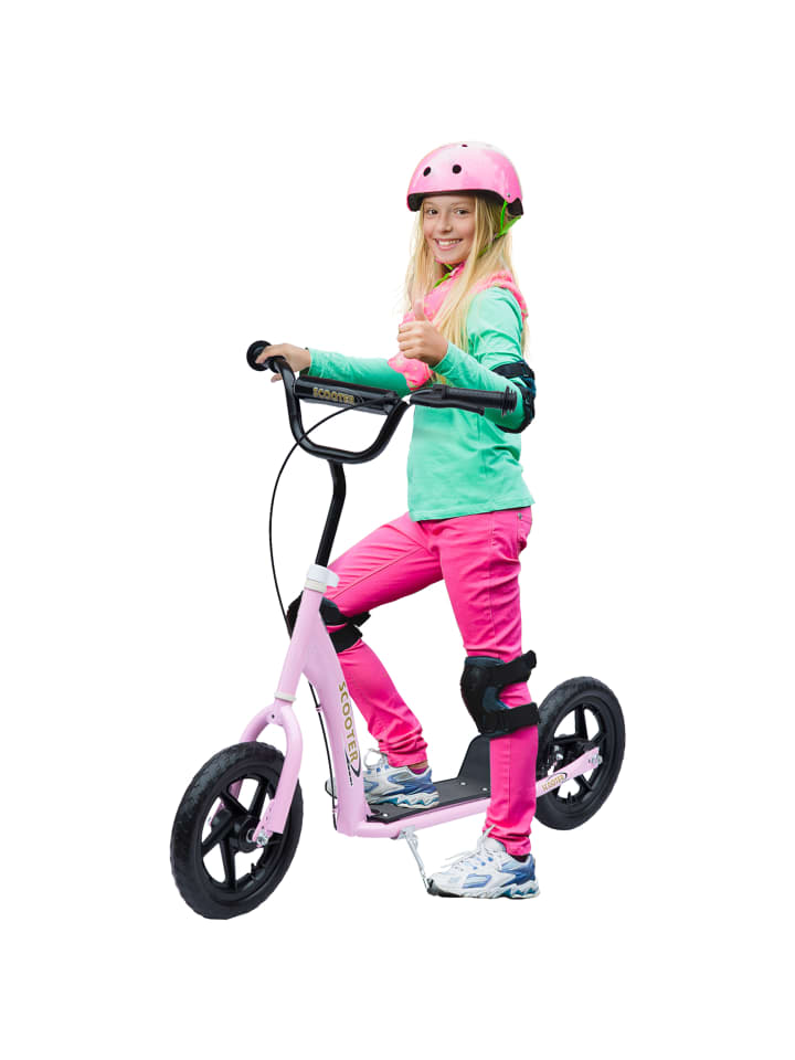 Kinderscooter in Rosa 120L x 52B x 80H cm