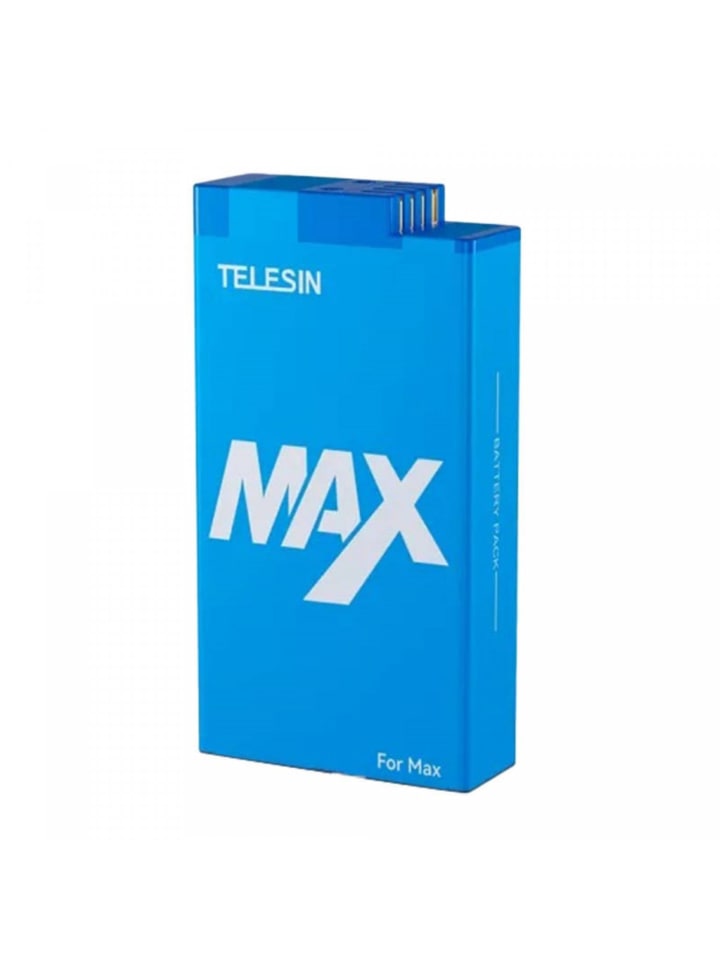 Telesin Akku kompatibel mit GoPro MAX (GP-BTR-MAX) in Blau